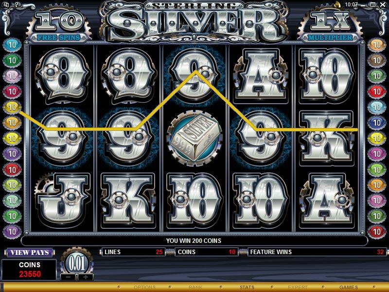 Microgaming 5 reel slot machine image