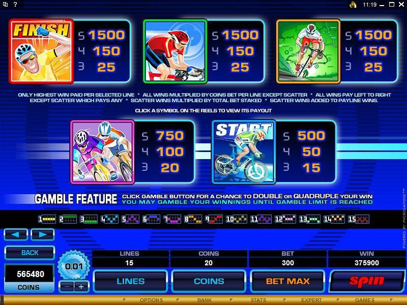 Microgaming 5 reel slot machine image