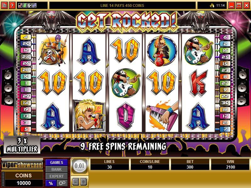Microgaming 5 reel slot machine image