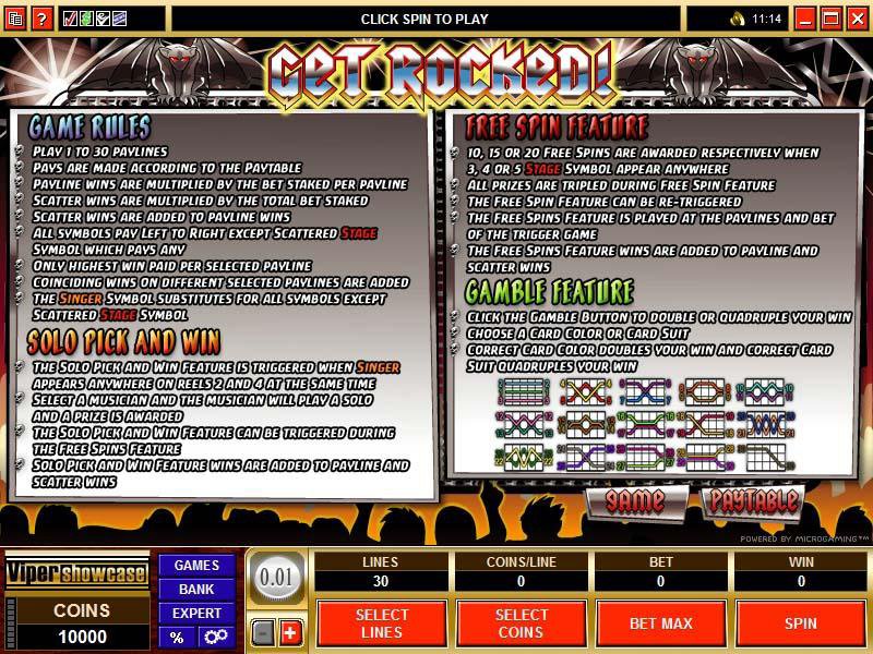 Microgaming 5 reel slot machine image