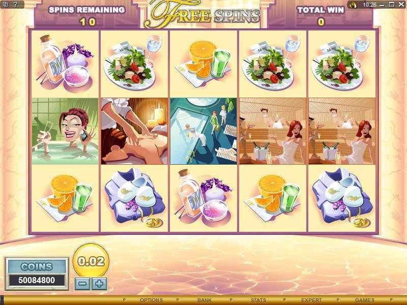 Microgaming 5 reel slot machine image