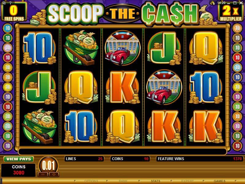 Microgaming 5 reel slot machine image