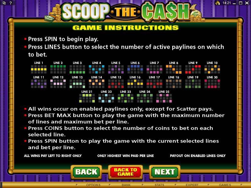 Microgaming 5 reel slot machine image