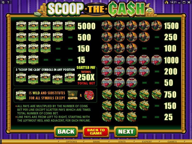 Microgaming 5 reel slot machine image