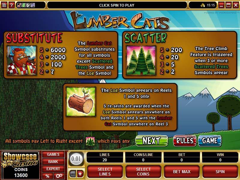 Microgaming 5 reel slot machine image