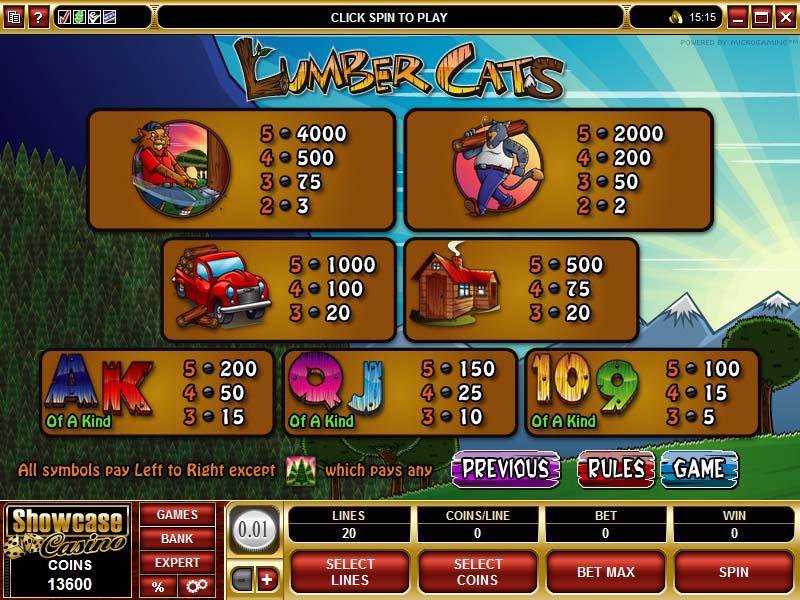 Microgaming 5 reel slot machine image