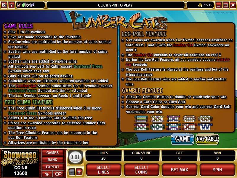 Microgaming 5 reel slot machine image