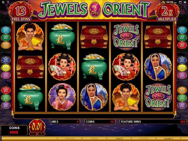 Microgaming 5 reel slot machine image