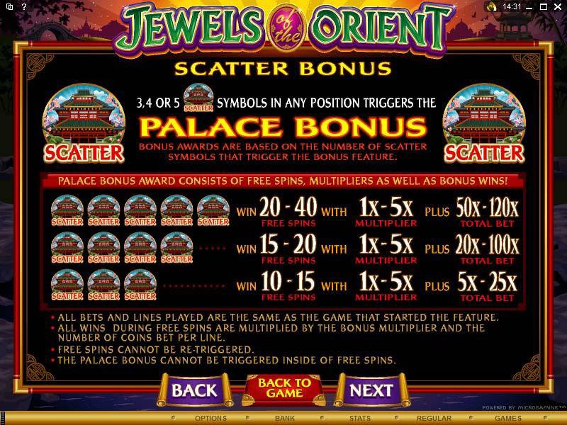 Microgaming 5 reel slot machine image