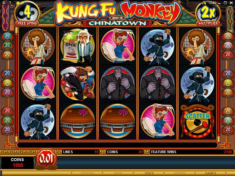 Microgaming 5 reel slot machine image