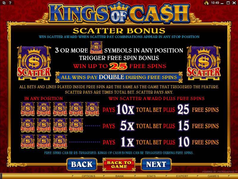 Microgaming 5 reel slot machine image