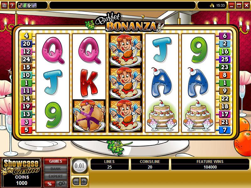 Microgaming 5 reel slot machine image