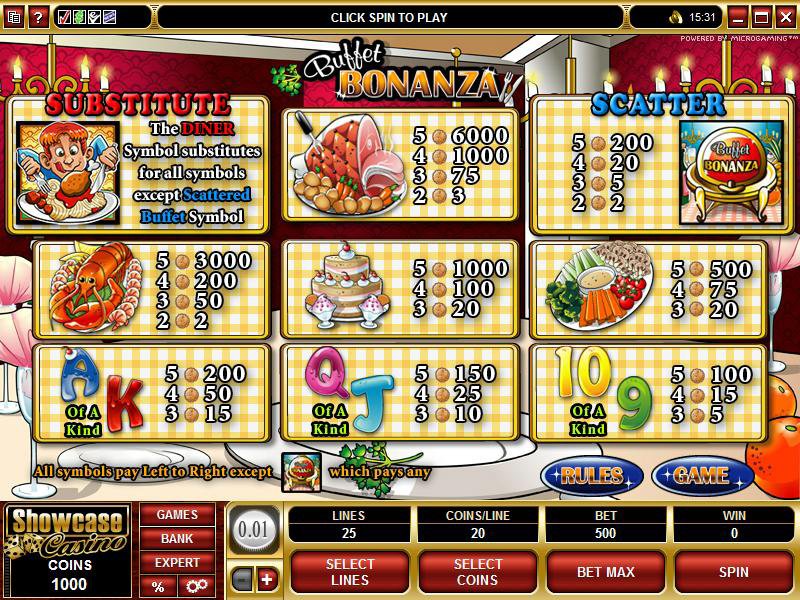 Microgaming 5 reel slot machine image