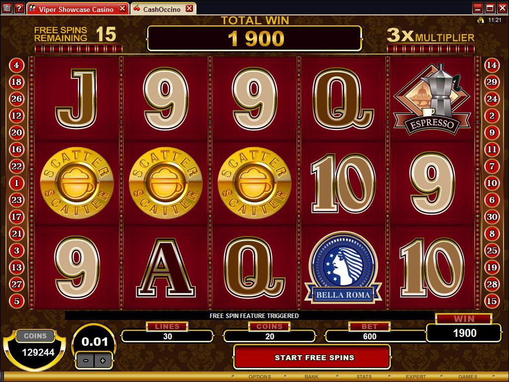 Microgaming 5 reel slot machine image