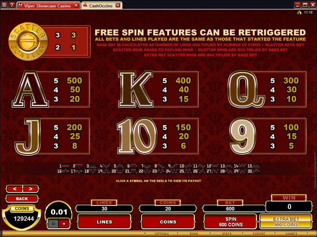 Microgaming 5 reel slot machine image