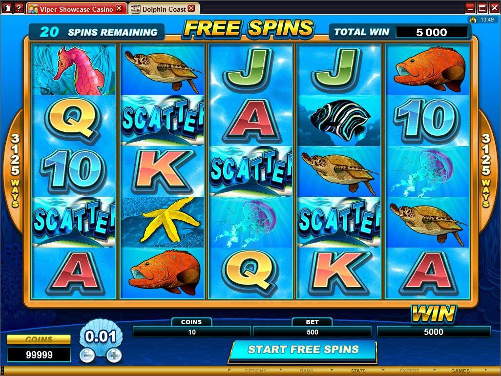 Microgaming 5 reel slot machine image