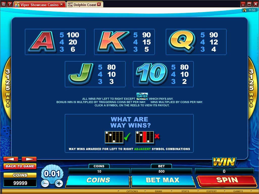 Microgaming 5 reel slot machine image