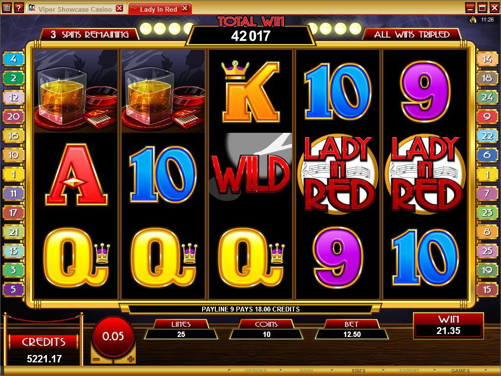 Microgaming 5 reel slot machine image