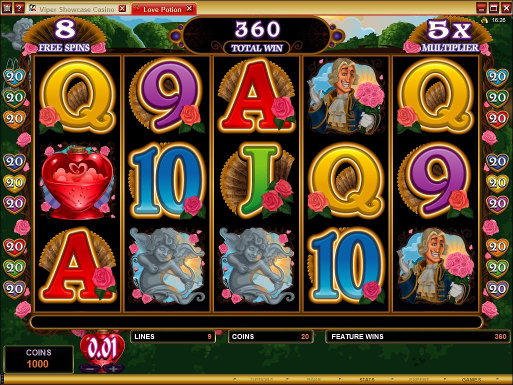 Microgaming 5 reel slot machine image