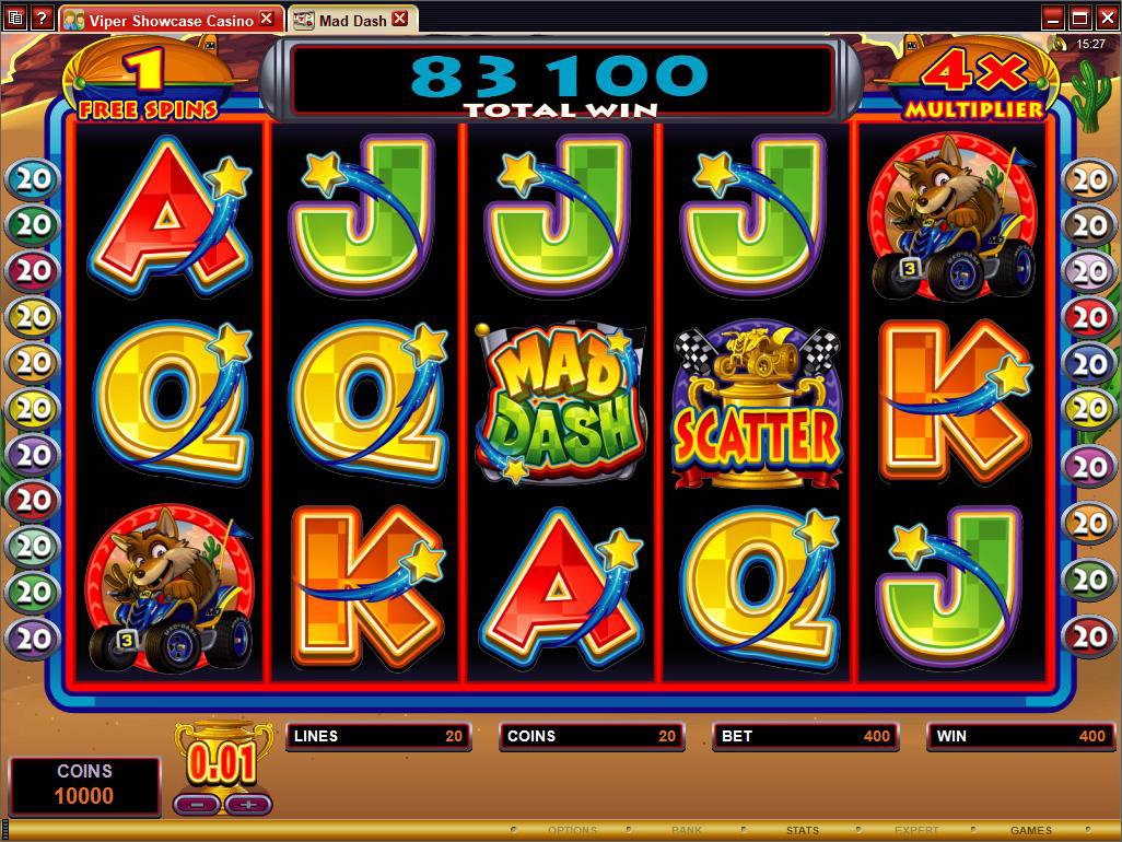 Microgaming 5 reel slot machine image