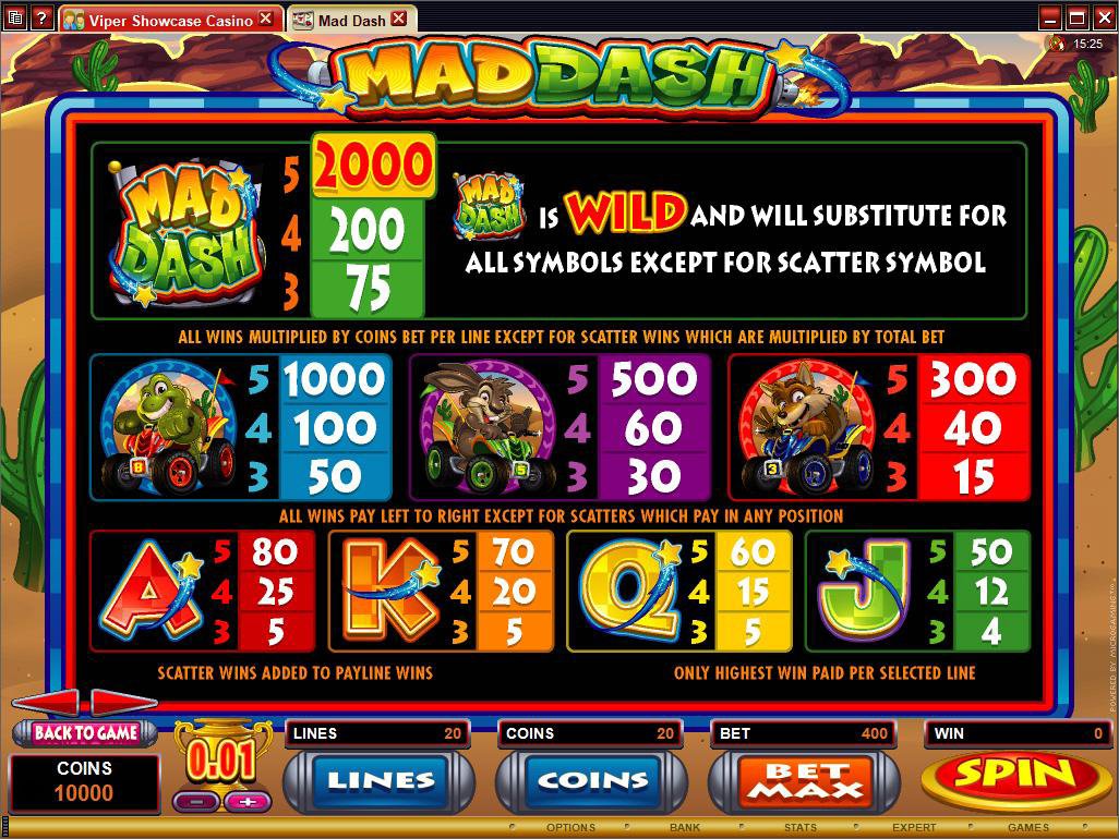 Microgaming 5 reel slot machine image