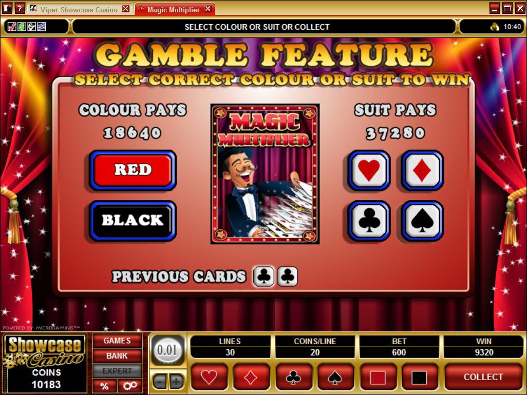 Microgaming 5 reel slot machine image