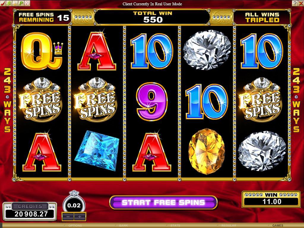 Microgaming 5 reel slot machine image