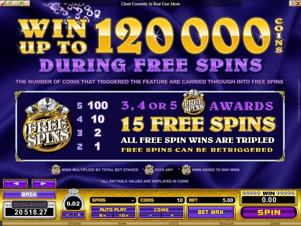 Microgaming 5 reel slot machine image