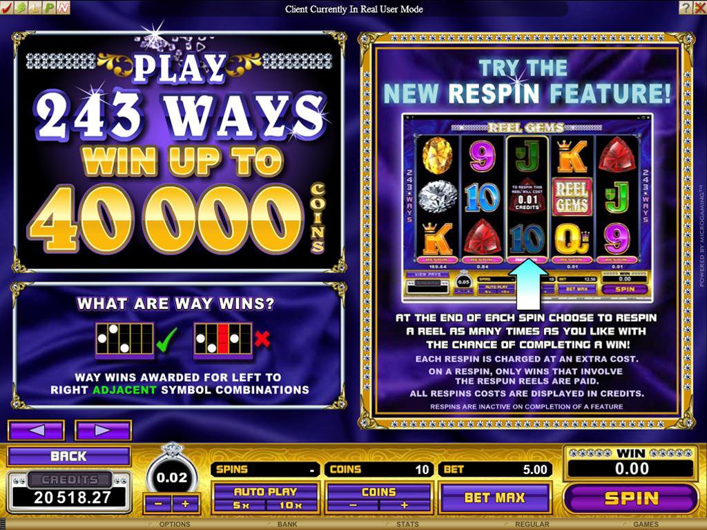 Microgaming 5 reel slot machine image