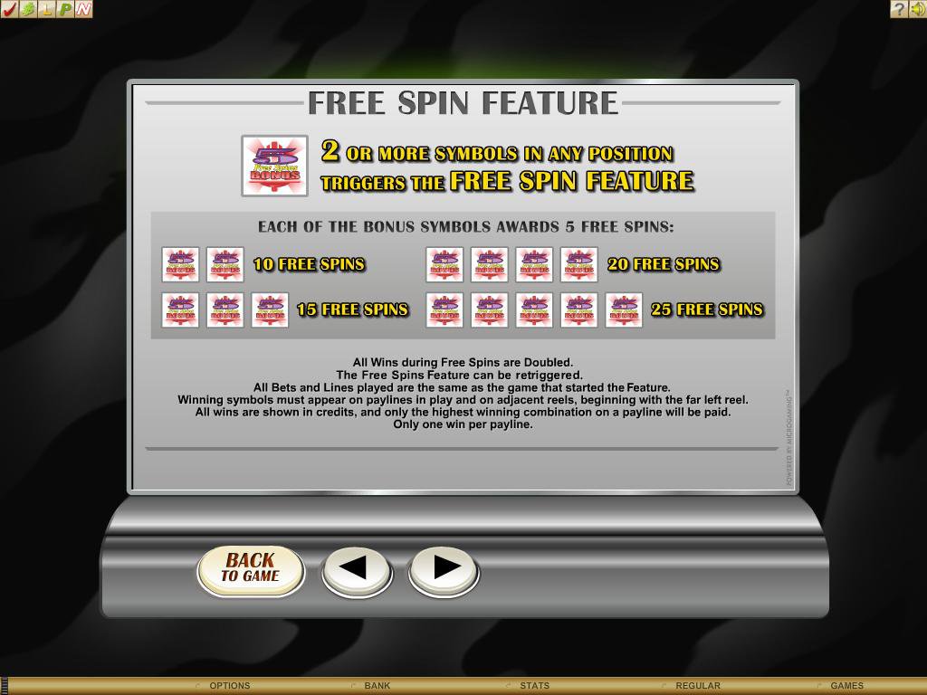 Microgaming 5 reel slot machine image