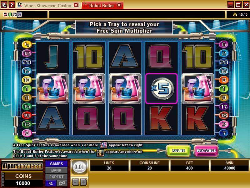 Microgaming 5 reel slot machine image