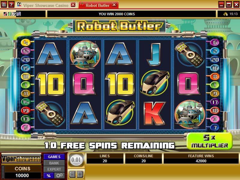 Microgaming 5 reel slot machine image