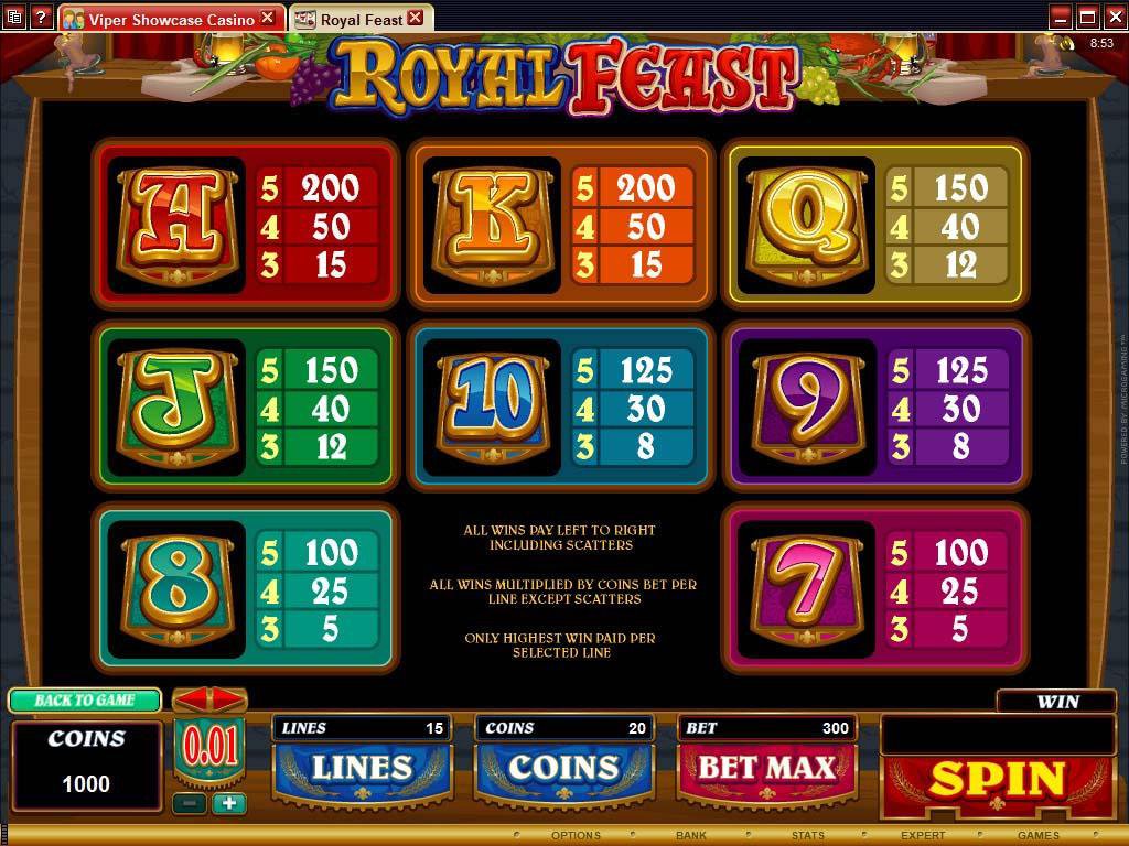 Microgaming 5 reel slot machine image