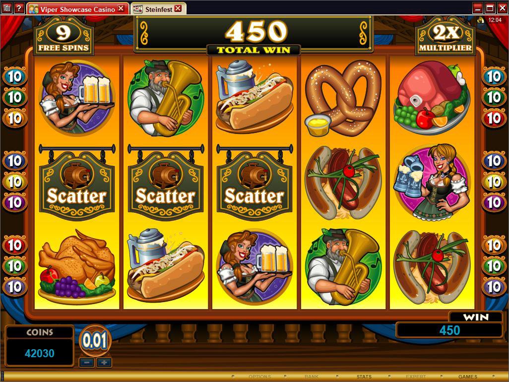 Microgaming 5 reel slot machine image
