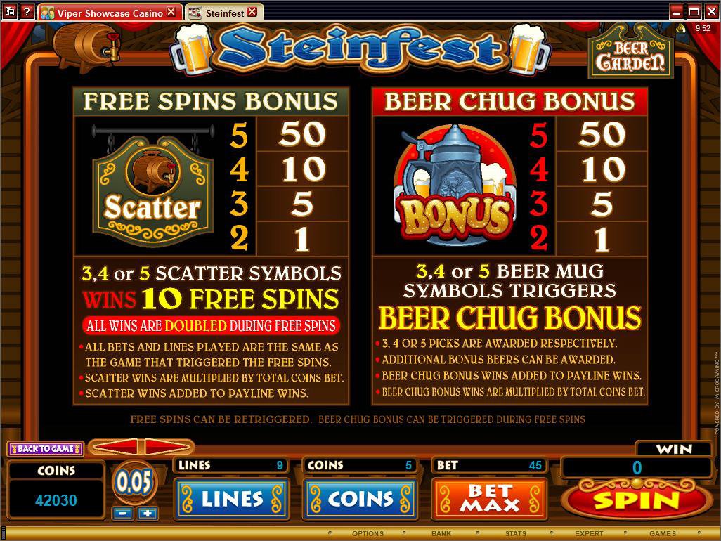 Microgaming 5 reel slot machine image
