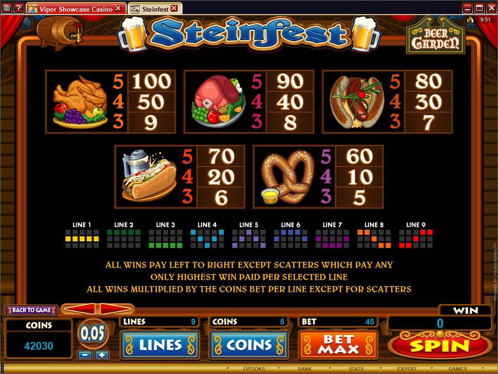 Microgaming 5 reel slot machine image