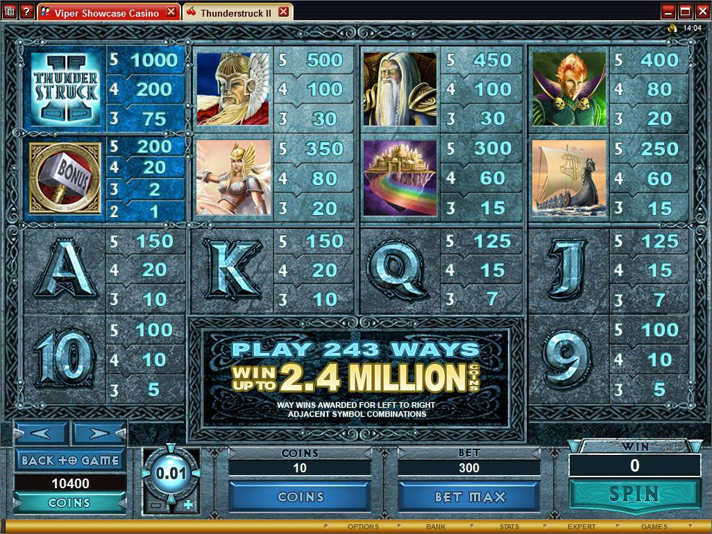 Microgaming 5 reel slot machine image