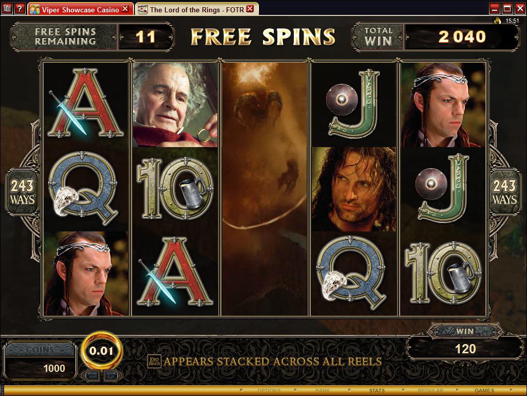 Microgaming 5 reel slot machine image