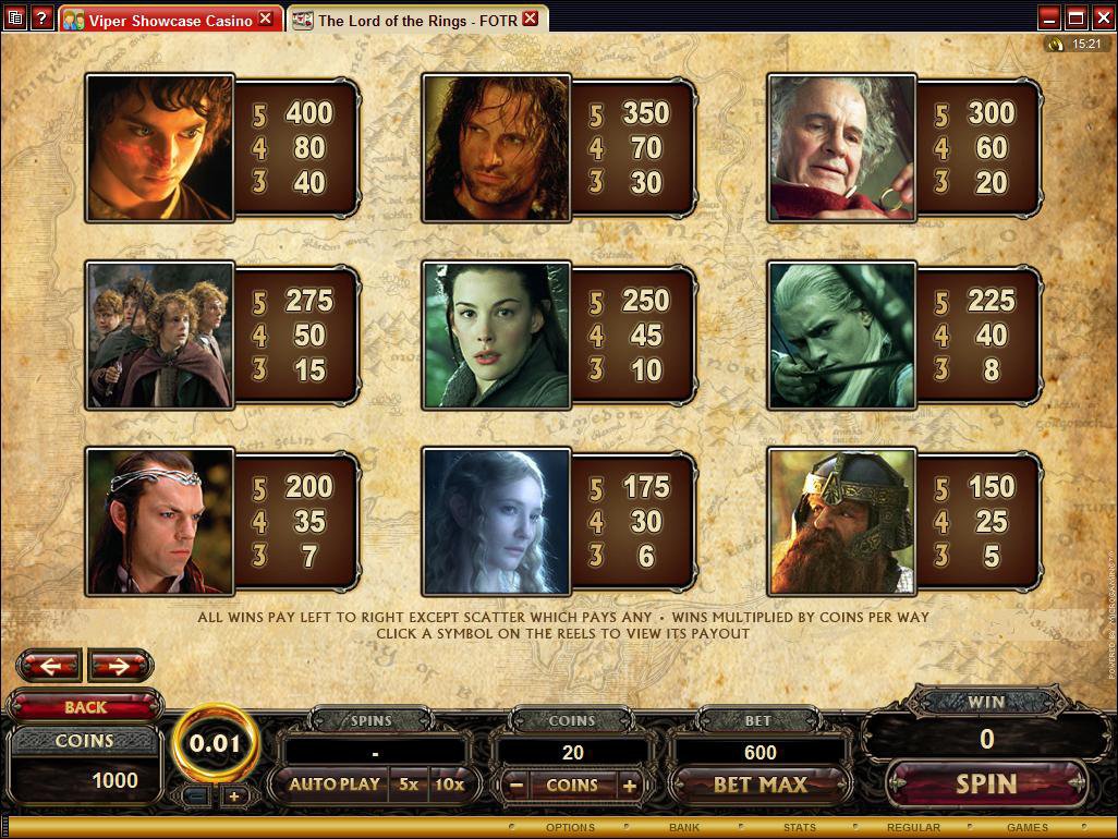 Microgaming 5 reel slot machine image
