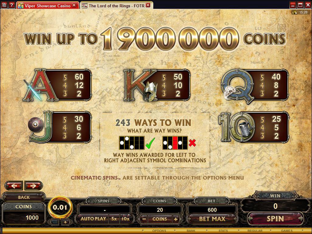 Microgaming 5 reel slot machine image