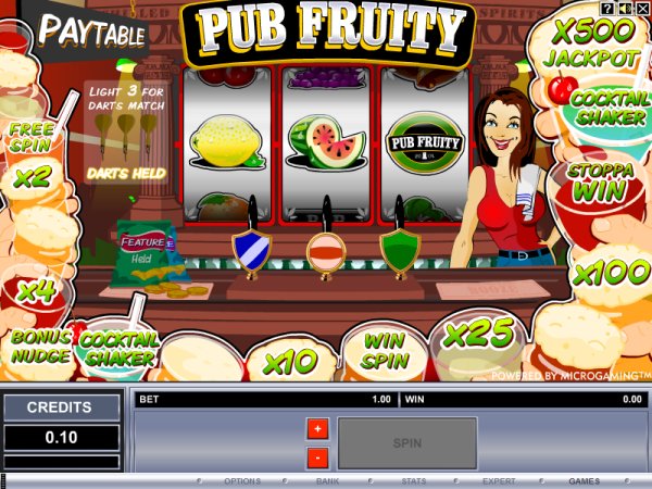 Microgaming fruit machine image