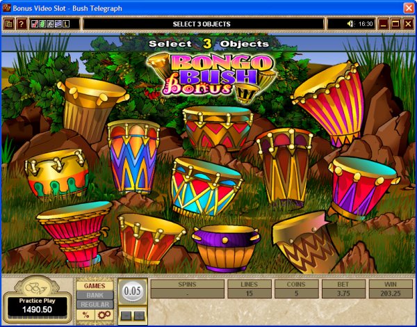 Microgaming 5 reel slot machine image