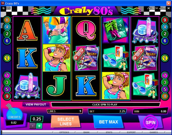 Microgaming 5 reel slot machine image