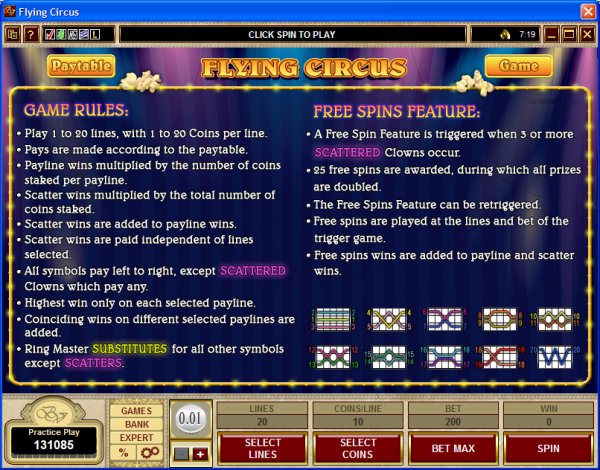 Microgaming 5 reel slot machine image