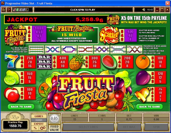Microgaming 5 reel slot machine image