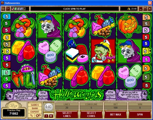 Microgaming 5 reel slot machine image