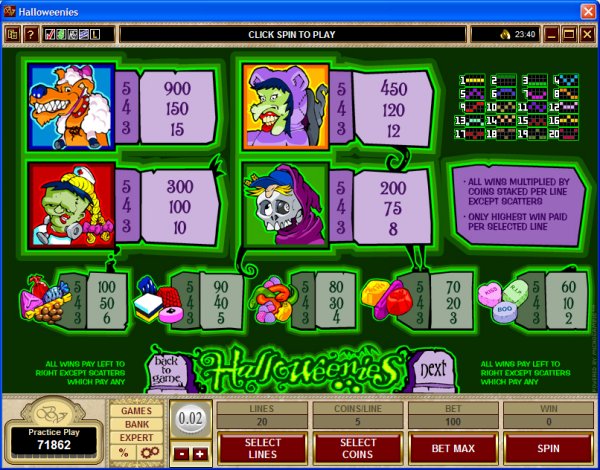 Microgaming 5 reel slot machine image