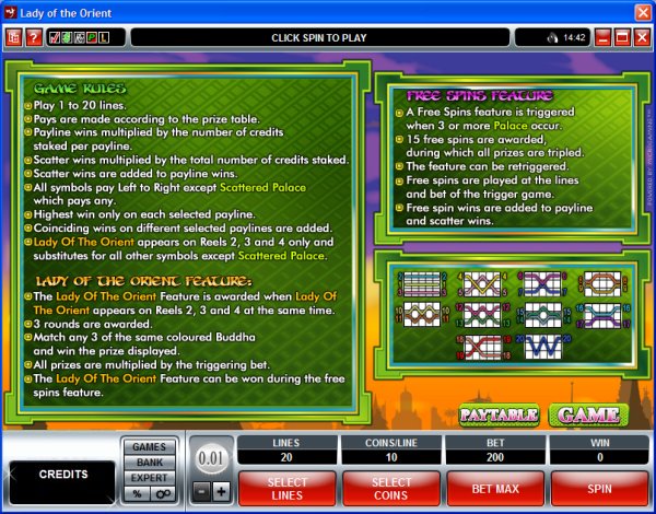 Microgaming 5 reel slot machine image