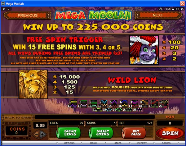 Microgaming 5 reel slot machine image