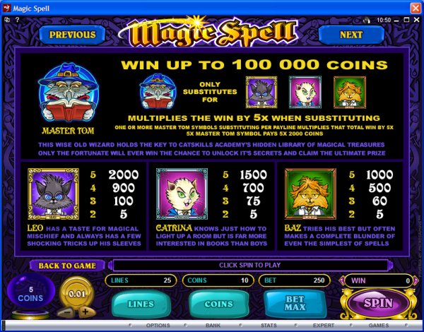 Microgaming 5 reel slot machine image